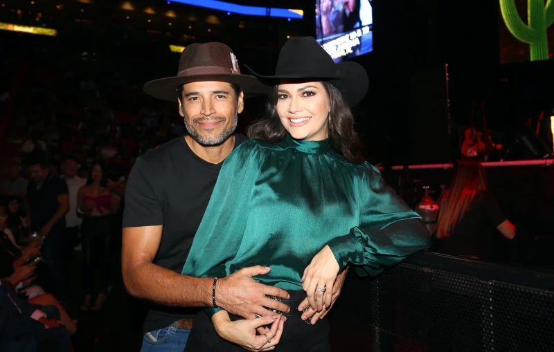 Ana Patricia Gámez y su aún esposo Luis Carlos Martínez