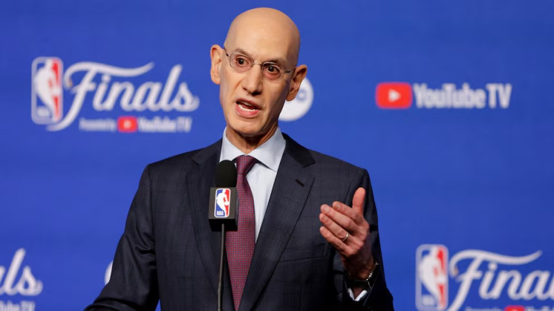 Adam Silver, comisionado de la NBA.
