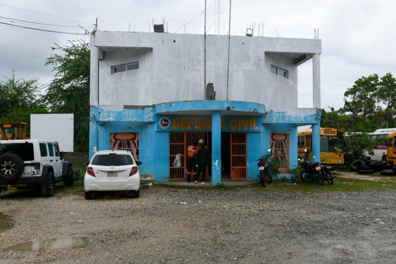 Instalaciones de la Defensa Civil en la provincia San Cristóbal.