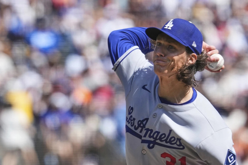 Terry Glasnow ha lanzado en grande para los Dodgers en esta postemporada.
