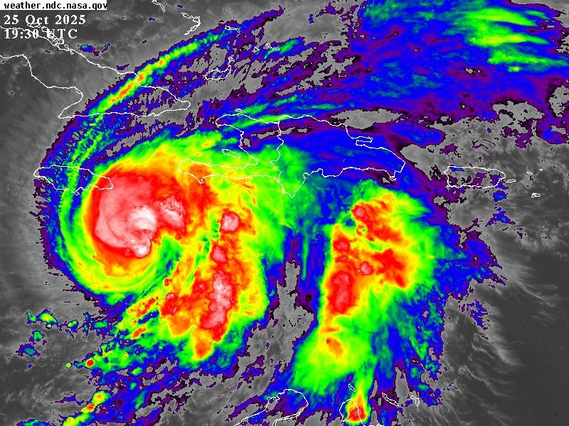 Trayectoria huracán Melissa