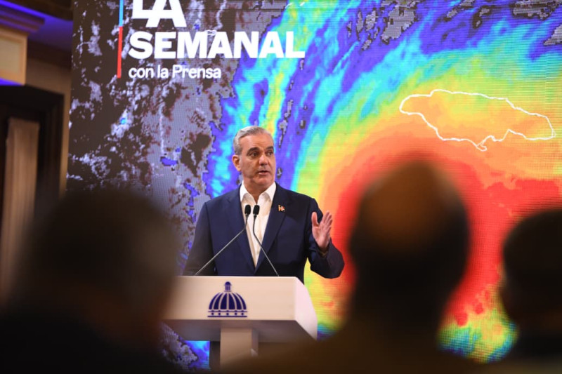 El presidente de la República, Luis Abinader