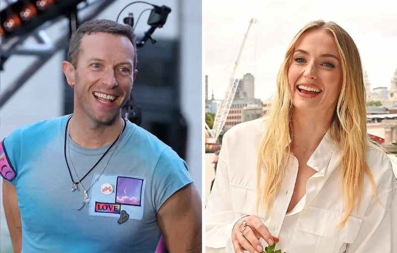 Chris Martin y Sophie Turner