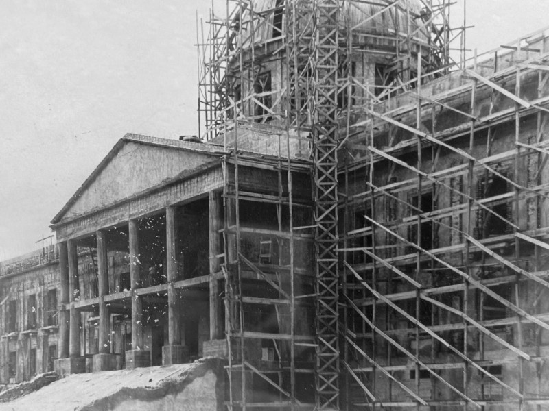 Construcción del Palacio Nacional