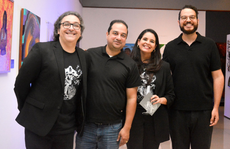 Karim López, Frank Espino, Johanna Jiménez y Silvino Rivas.