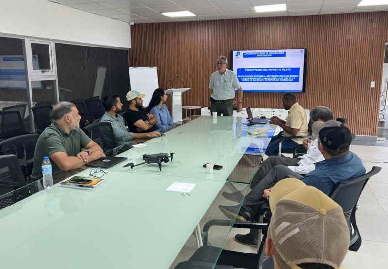 Taller en el el Jardín Botánico de Santiago el pasado 20 septiembre.