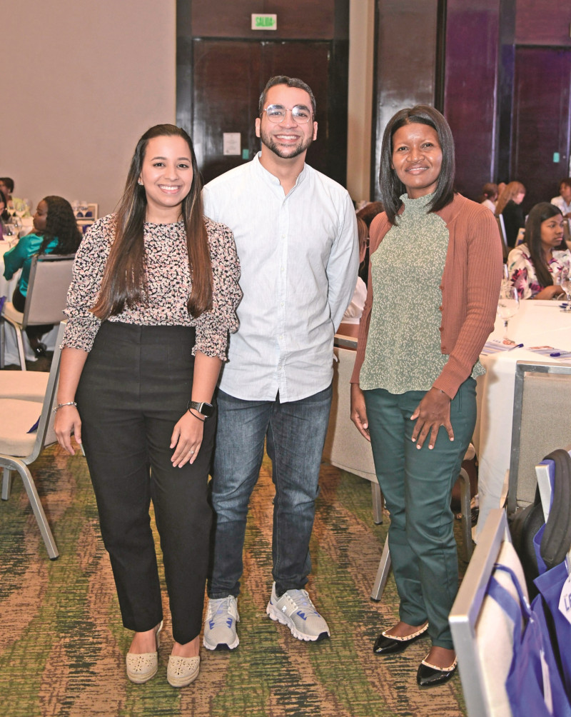 Keyla Rodríguez, Luis Hidalgo y Santa Montero.