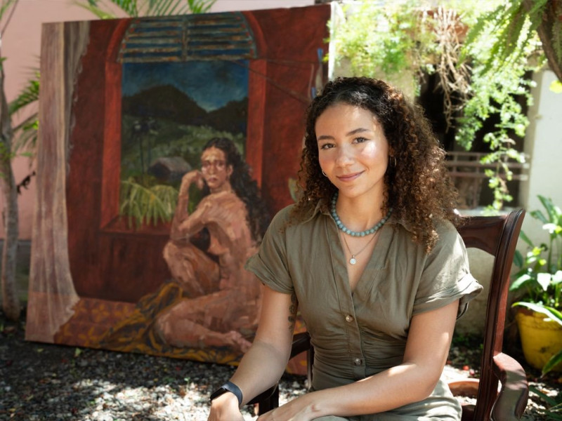 La artista plástica Marie Rijo Ventura inaugurará su primera exposición individual en Casa de Teatro.