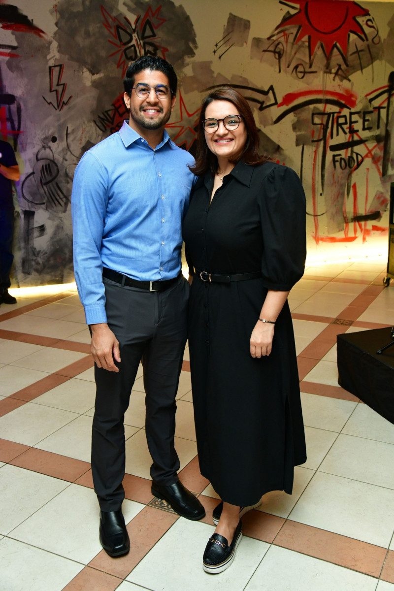 Daniel Lantigua y Gissel Gómez.