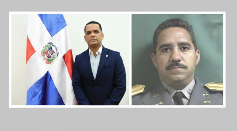 El regidor Edickson Herrera Silvestre y el general retirado William Durán Jerez