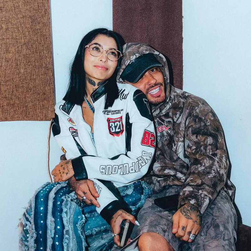 Valka, exparticipante de “La casa de Alofoke”, y su novio, Dalex.