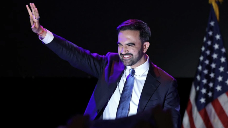 Zohran Mamdani, del partido Demócrata y quien se declaró socialista, ganó la Alcaldía de Nueva York.