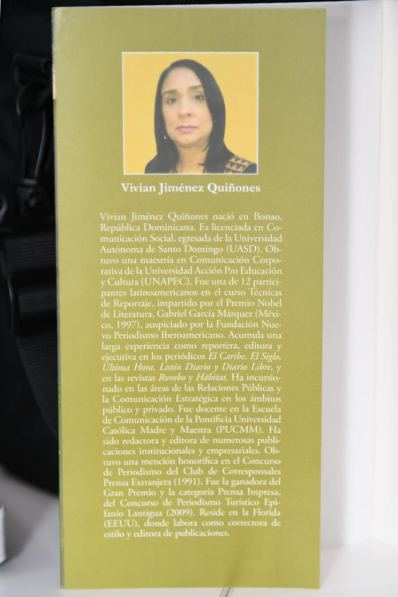 Periodista y autora dominicana Vivian Jiménez Quiñones.