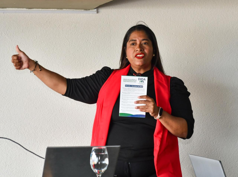 Surelyz Súarez, encargada del Departamento de Capacitación del Sistema Dominicano de Seguridad Social.