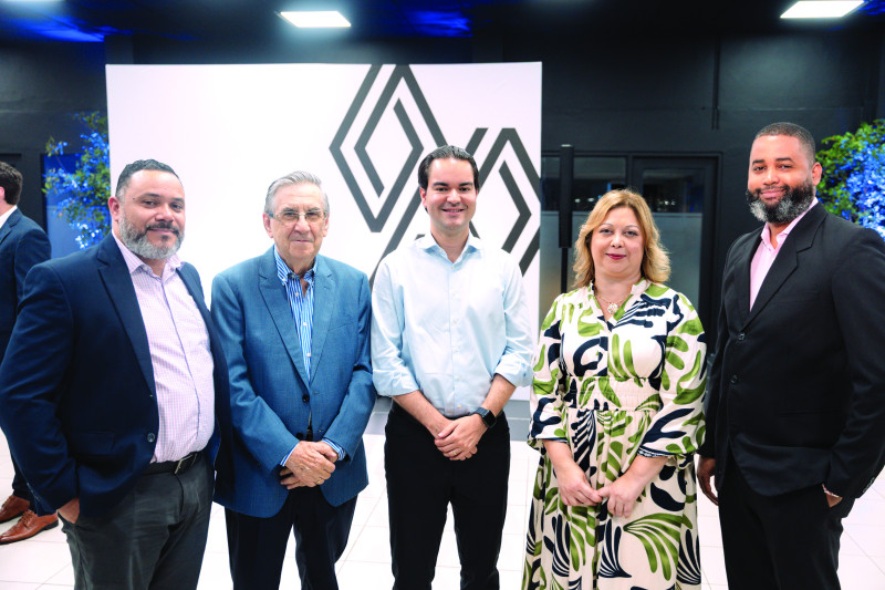 Luis Tejada, Miguel Miranda, Miguel José Barceló, Kendy Villalona y Jesús Geraldino.