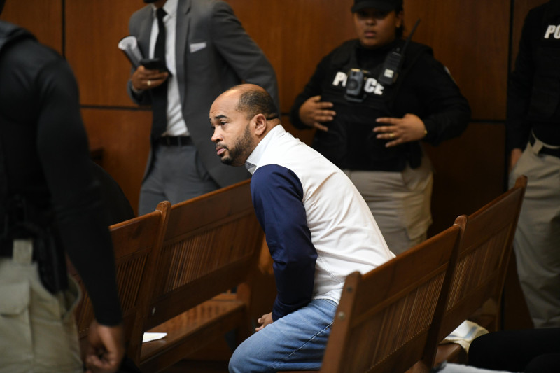 Esteffany "Ethian" José Vásquez Amaranta en la sala de audiencias de la Suprema Corte de Justicia, donde se le conocía su proceso de coerción