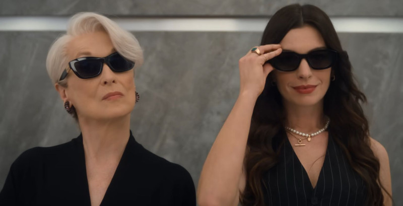 Meryl Streep y Anne Hathaway en El diablo viste de Prada 2.