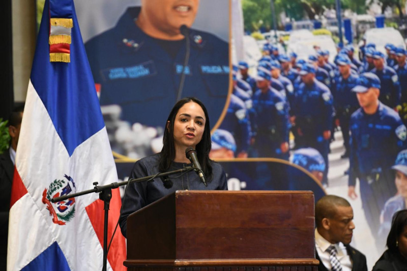 La ministra de Interior y Policía, Faride Raful.