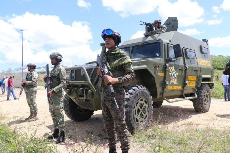 Fuerzas castrenses de República Dominicana en Dajabón.