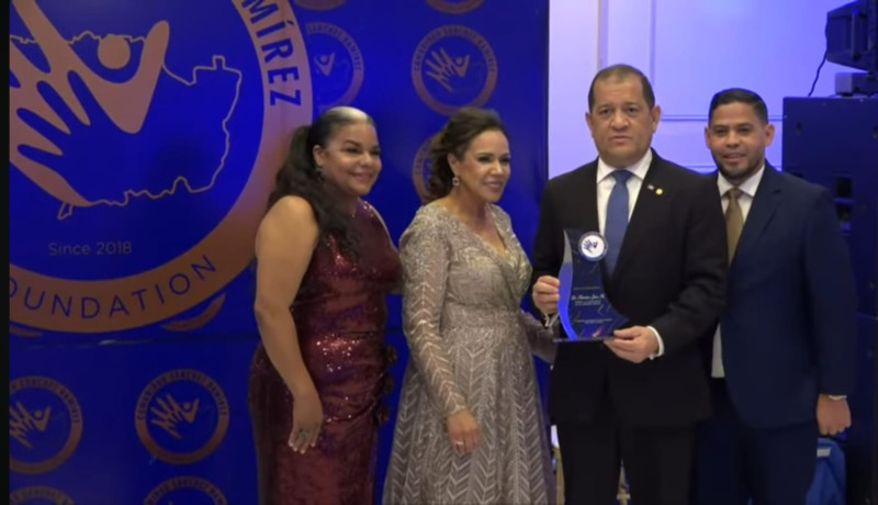 Francisco Antonio Jerez Mena durante la ceremonia