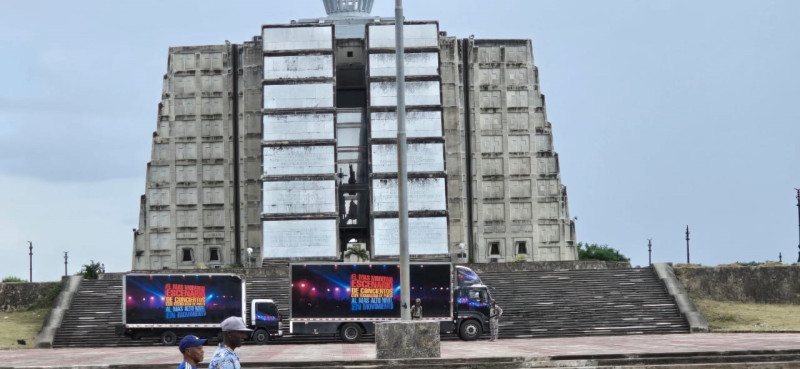 "La mega parranda navideña" se montará en la explanada del Faro a Colón, este domingo 23 de noviembre 2025.