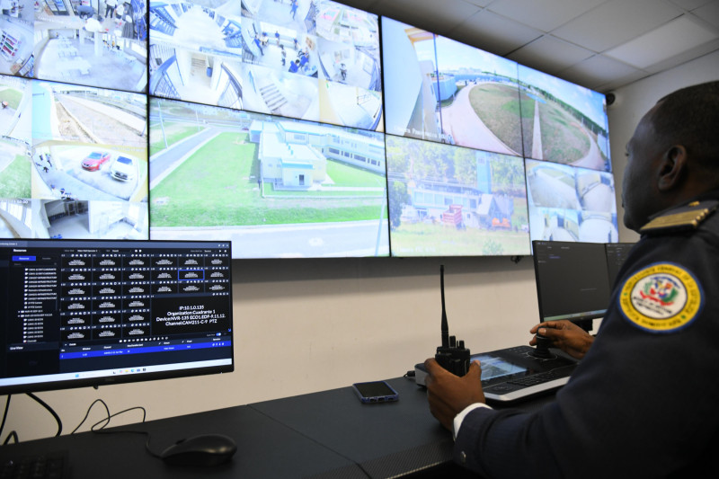 Centro de Monitoreo de la cárcel Las Parras.