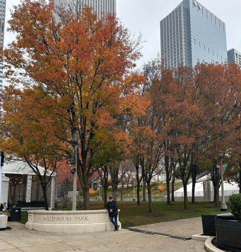 El otoño frío en Chicago