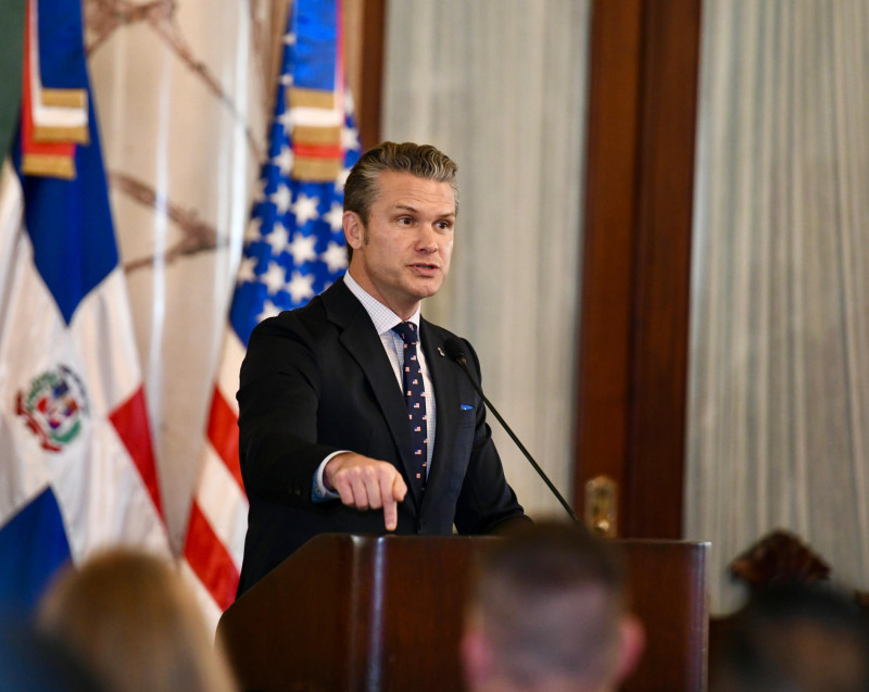 Pete Hegseth, secretario de Defensa estadounidense.