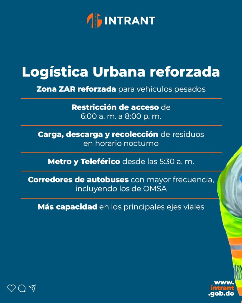 Logística Urbana reforzada del Intrant.