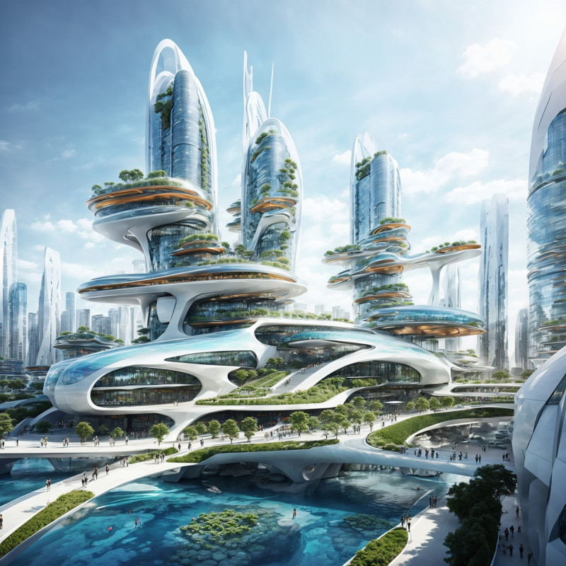 Las ciudades del futuro contarán con amplias áreas verdes, fachadas vegetales y techos vivos que filtren el aire y reduzcan la contaminación.