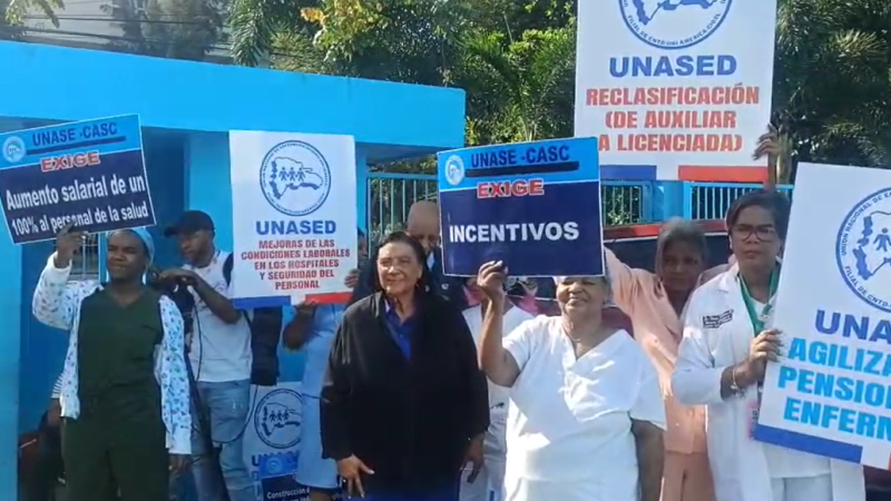 Gremios de enfermeras en protesta del 28 de noviembre de 2025