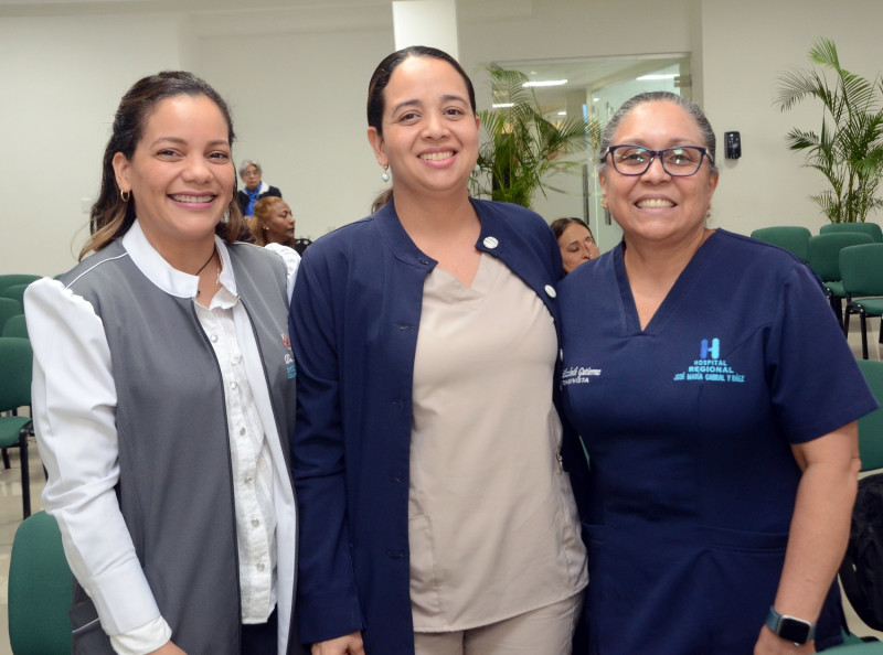 Marlen Guzmán, Jenny Luna y Elizabeth Gutiérrez