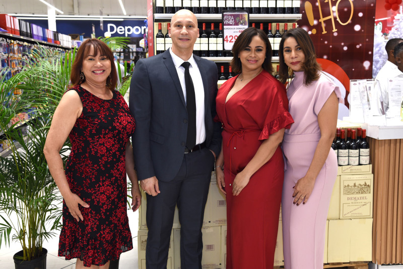 Francis Meriño, Andrés Ferreras, Fior Ramírez y Delsy Mena