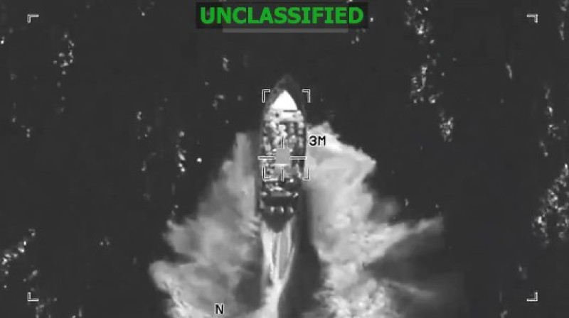 Lancha atacada por los Estados Unidos