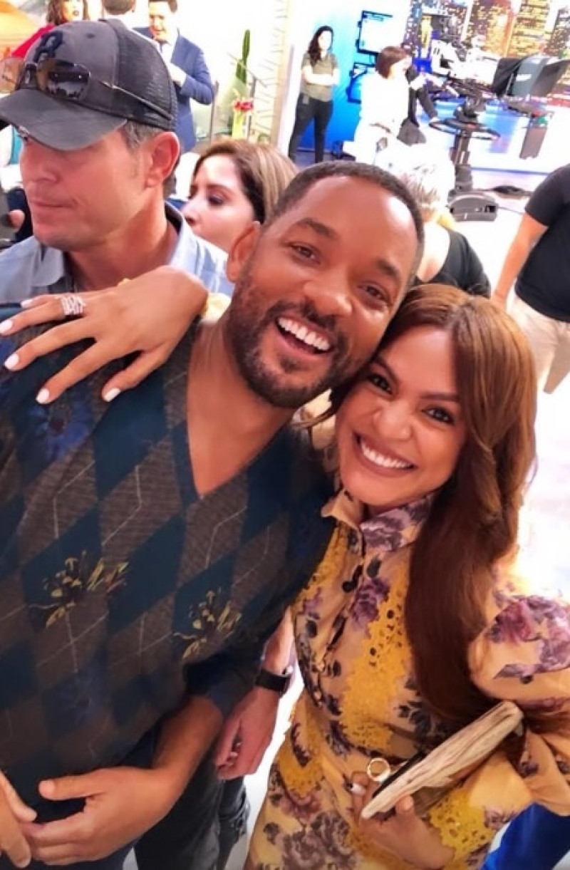 Paloma Almonte cumplió un sueño de conocer a Will Smith. “Fue muy emocionante cumplir ese sueño de ver que él es tan humilde, me sentí muy feliz”, expresó ella.