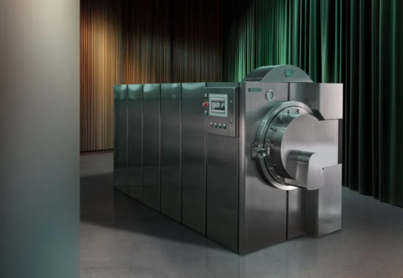 La empresa dice que la aquamación es una técnica funeraria en la que el cuerpo se descompone en agua en lugar de fuego (como en la cremación) o tierra (como en el entierro).