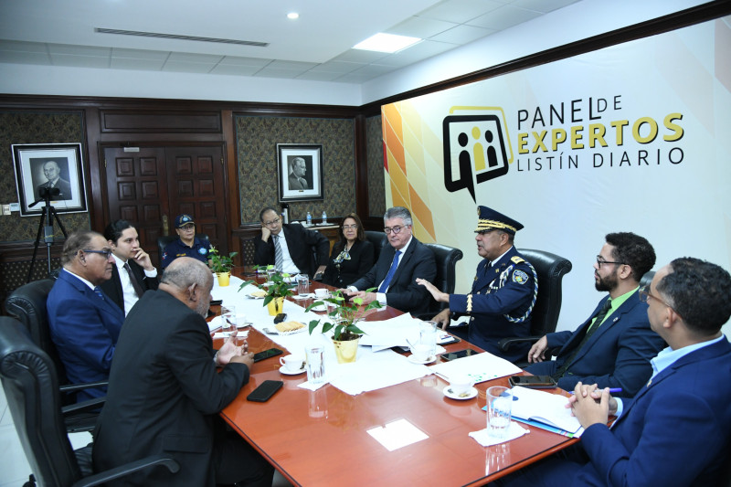 Participantes en el Panel de Expertos del Listín Diario para analizar el fenómeno de los menores de edad en delincuencia.