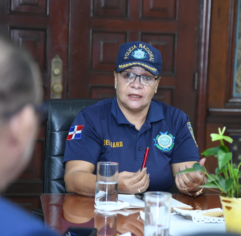 La psicóloga policial. teniente general Rumilda Belliard, especializada en Niños, Niñas y Adolescentes.