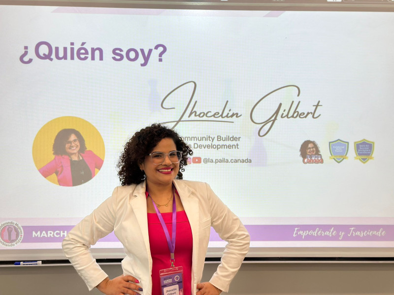 Jhocelin Gilbert se fue a Canadá en 2018, dejando atrás el colegio que fundó y tuvo por 10 años
