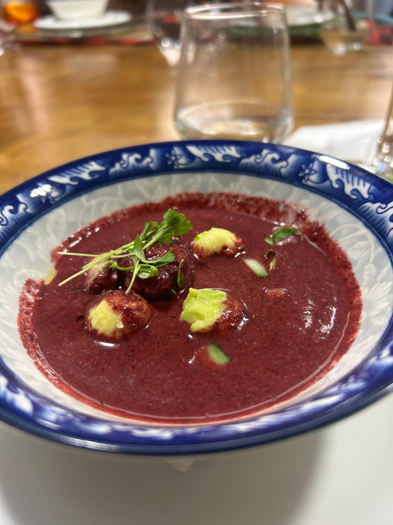 Guababerry en forma de leche de tigre.