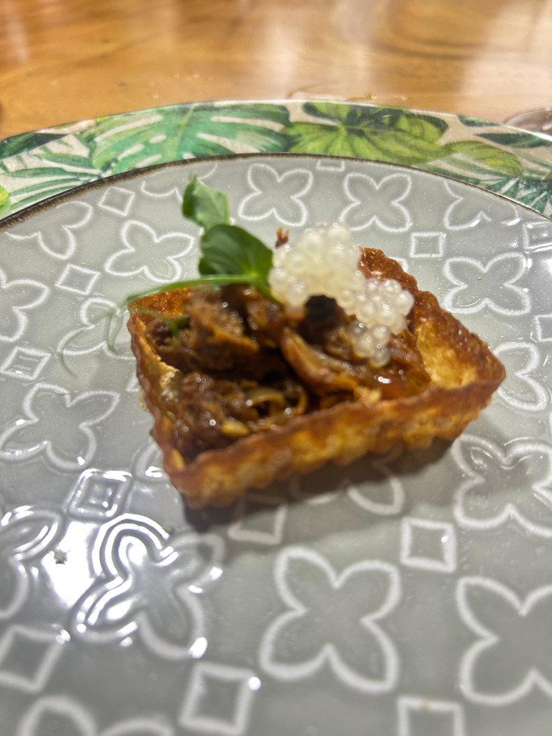 Yaniqueque de casabe.