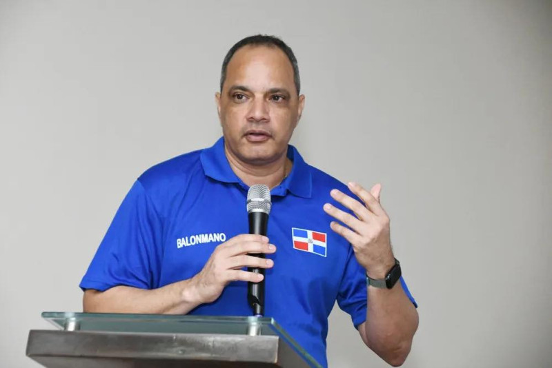 Miguel Rivera, presidente de la Federación Dominicana de Balonmano.