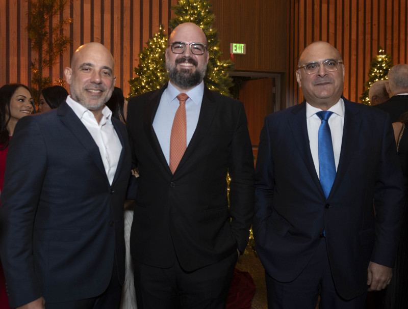 José Yude Michelén, Luis Emilio Velutini y Samir Rizek.