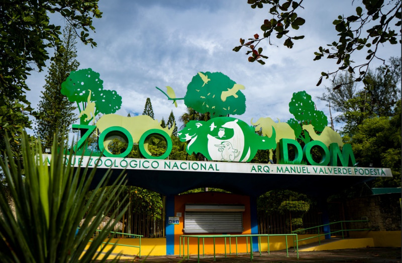 Fachada del Parque Zoológico Nacional Arq. Manuel Valverde Podestá (Zoodom).