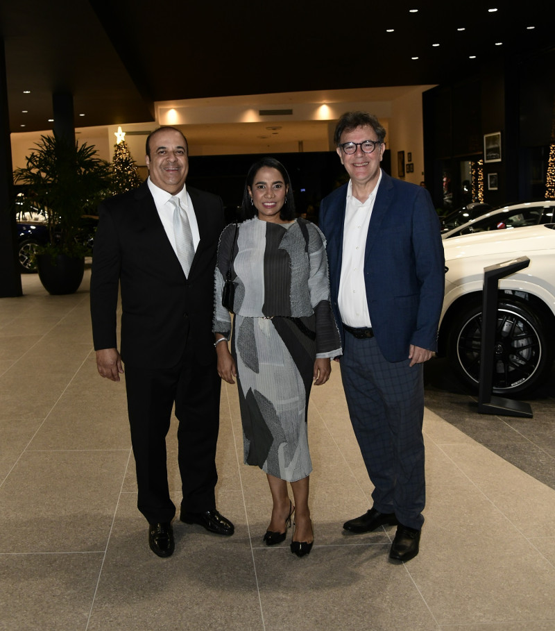 Enrique Pina, Lilian Carrasco de Cury y Jottin Cury