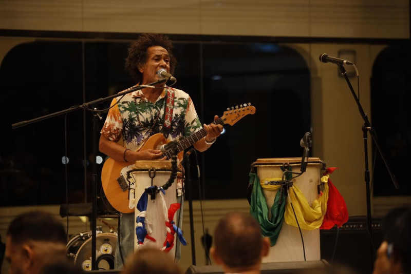 José Duluc escogió temas emblemáticos del fenecido cantautor Luis Días para protagonizar el concierto “Los Merengues del Terror”, en el Centro Cultural Banreservas Santiago.