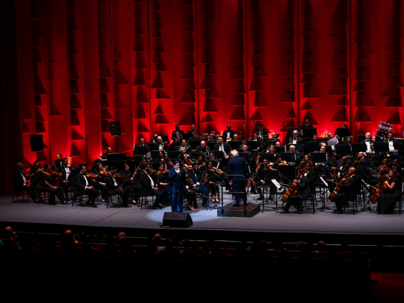 Este concierto institucional, titulado “Molina y sus amigos”, incluyó un programa musical con 13 obras sinfónicas