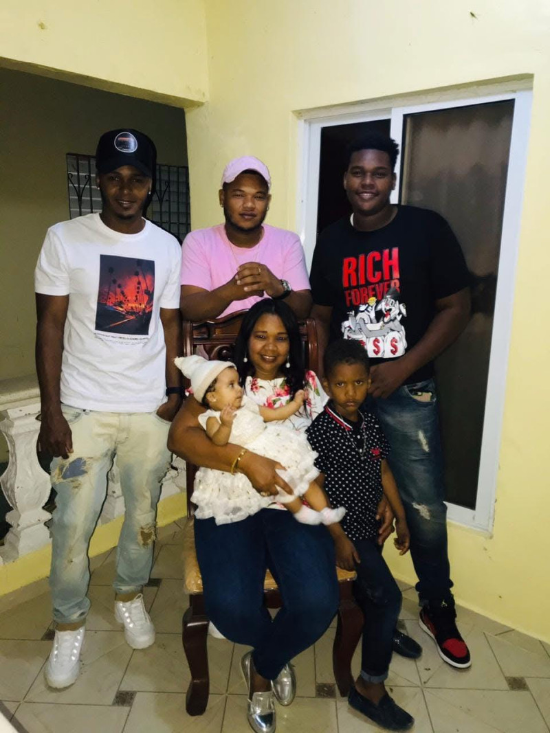 En la imagen algunos de los nietos de la neumóloga