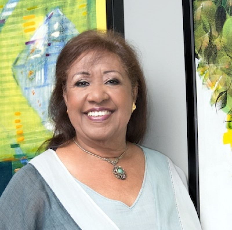La destacada artista plástica dominicana Ada Balcácer