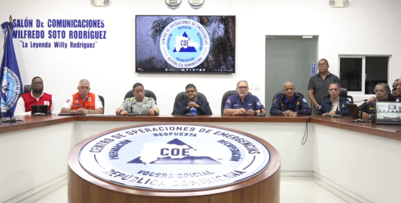 Rueda de prensa del COE